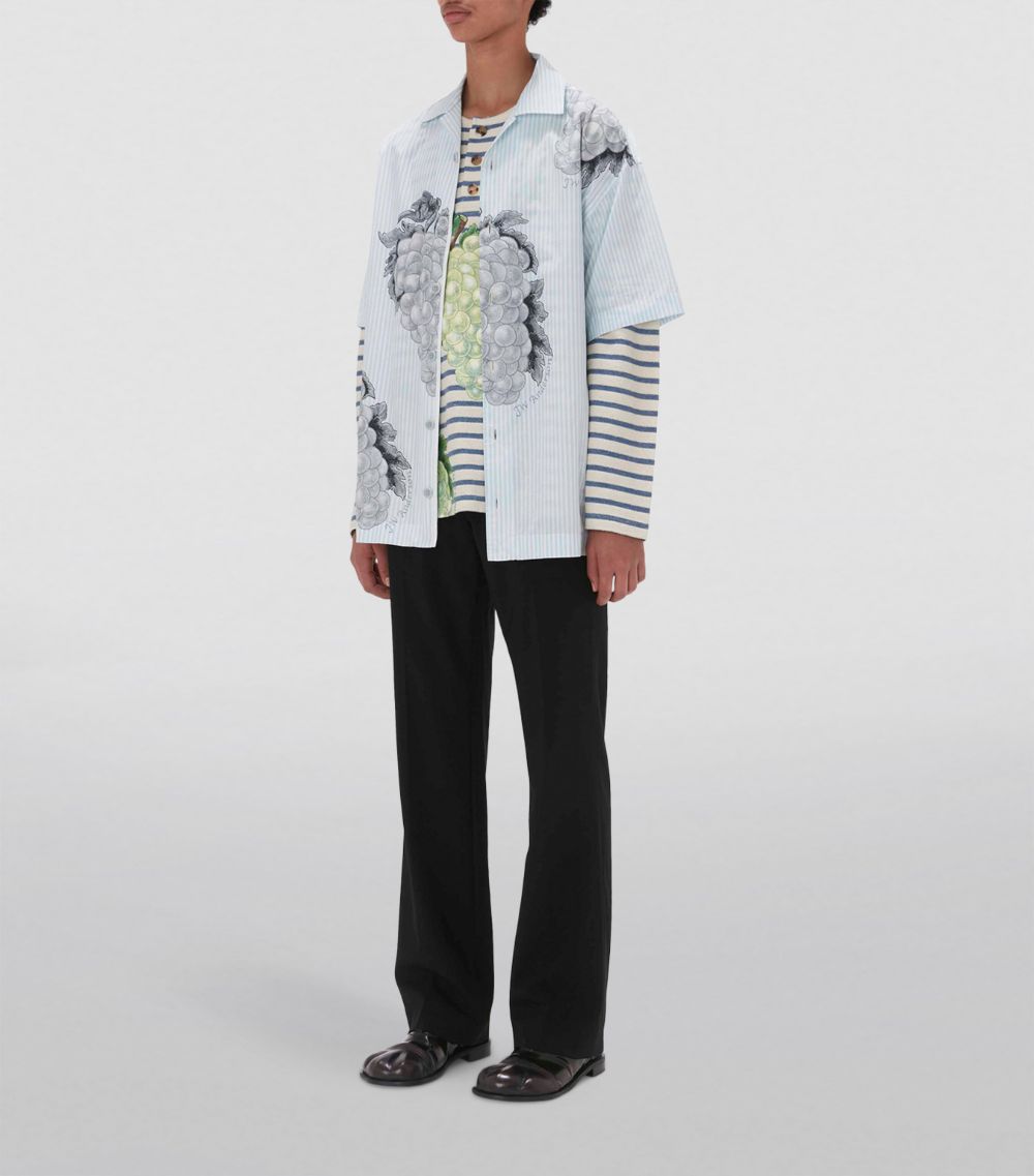 Cotton Grape Print Shirt