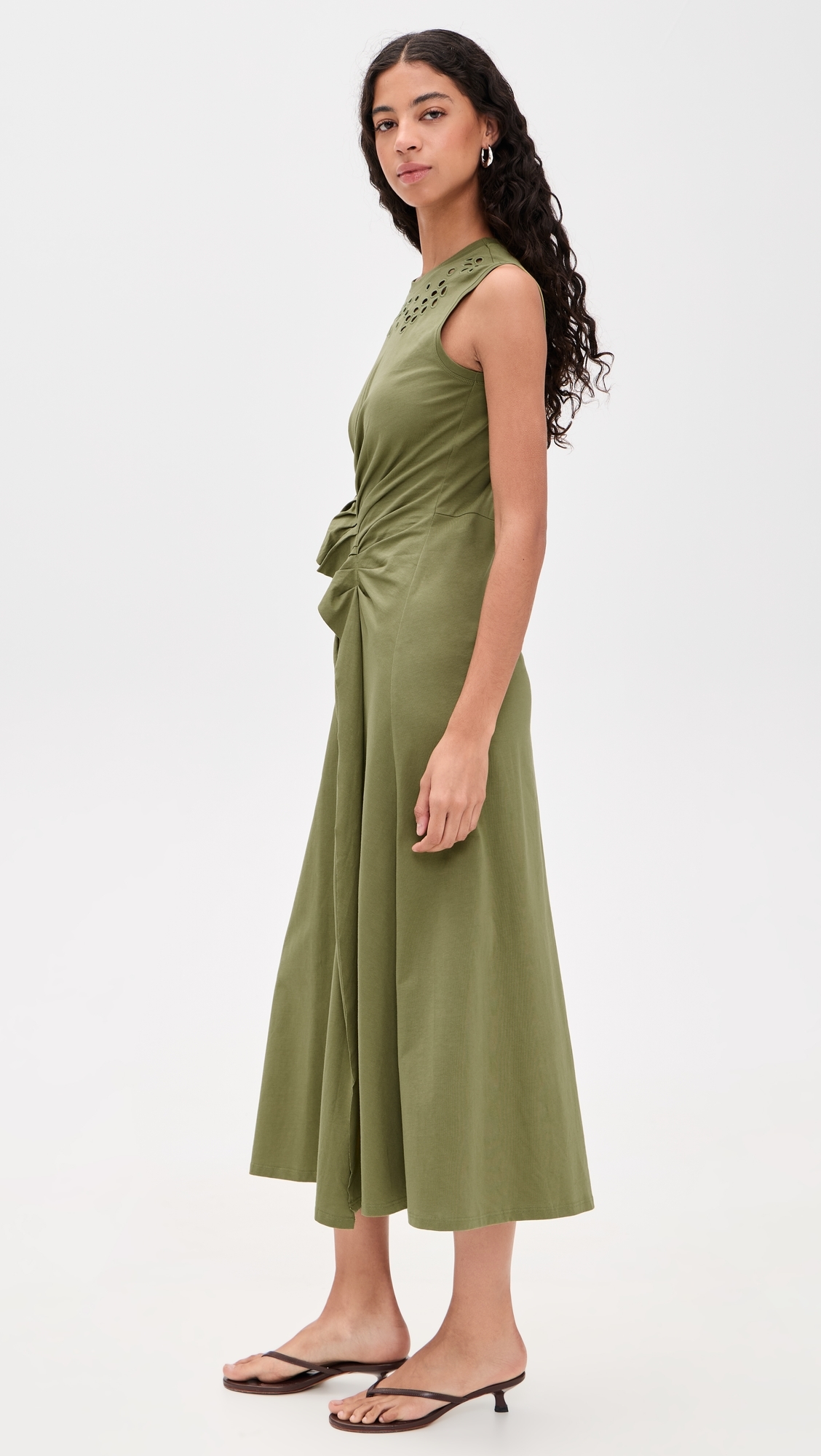 Jeune Cotton Dress Lichen