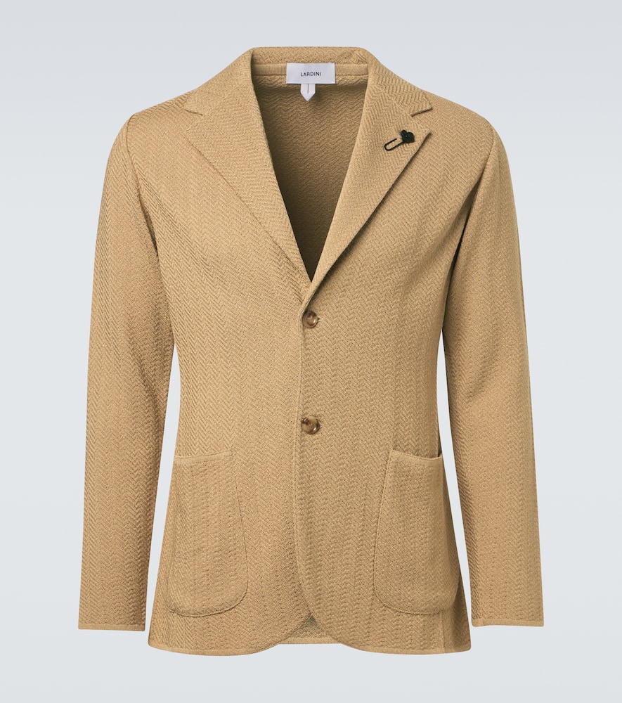 Cotton-blend blazer