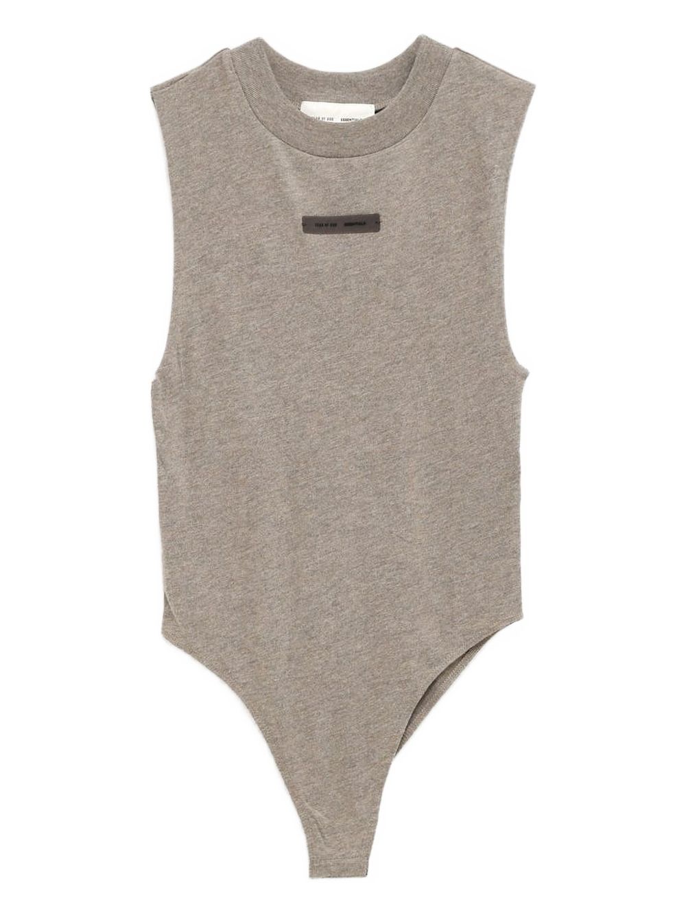 Logo-plaque bodysuit - Grey