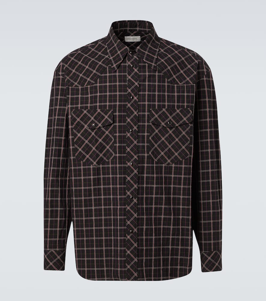 Checked cotton shirt