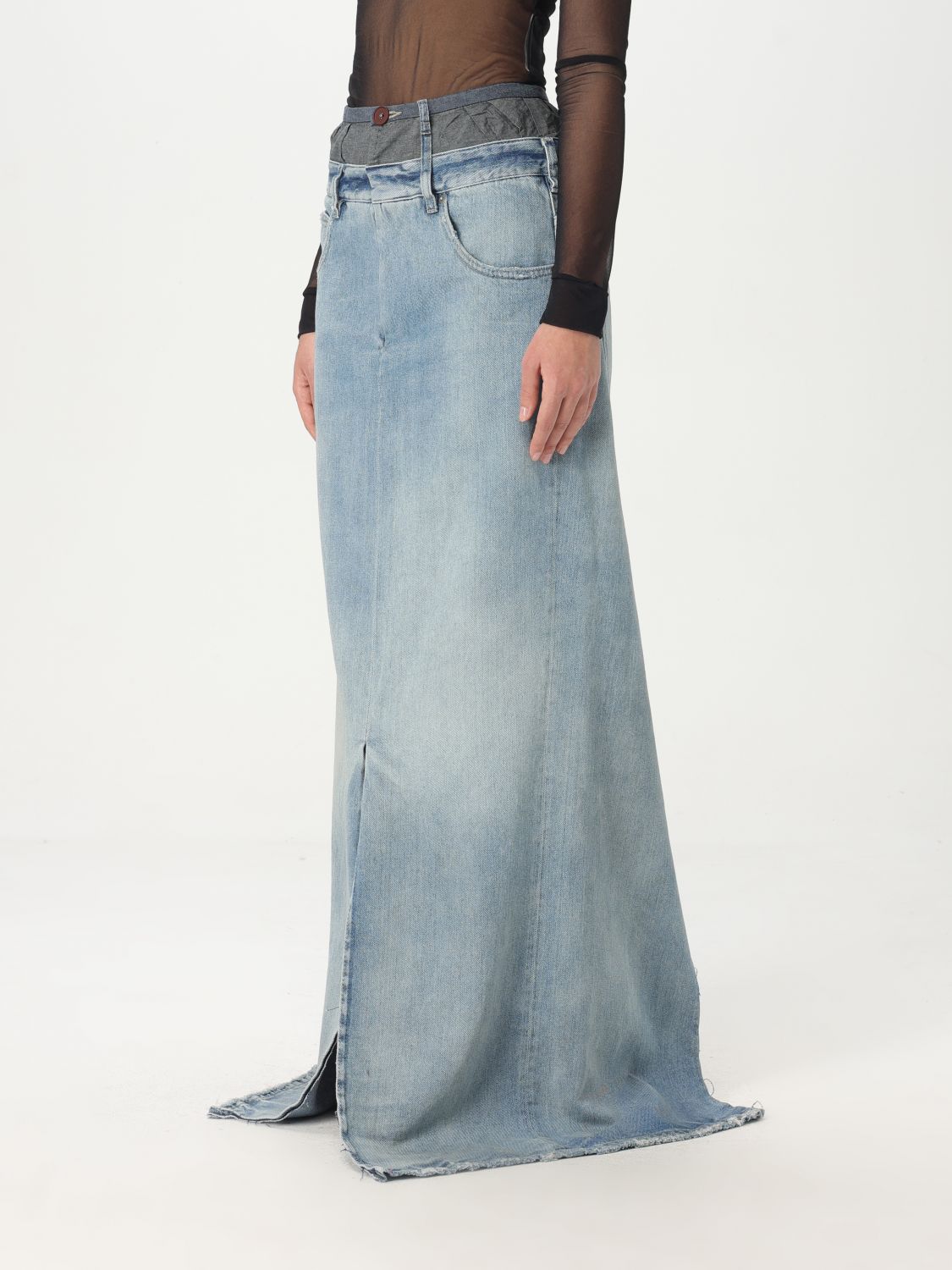 Skirt MAISON MARGIELA Woman color Blue