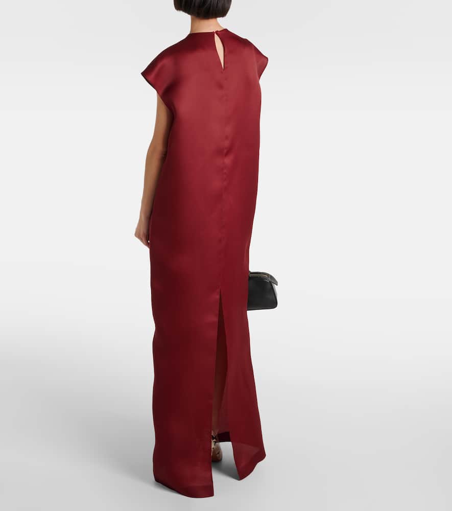 Lohan silk maxi dress