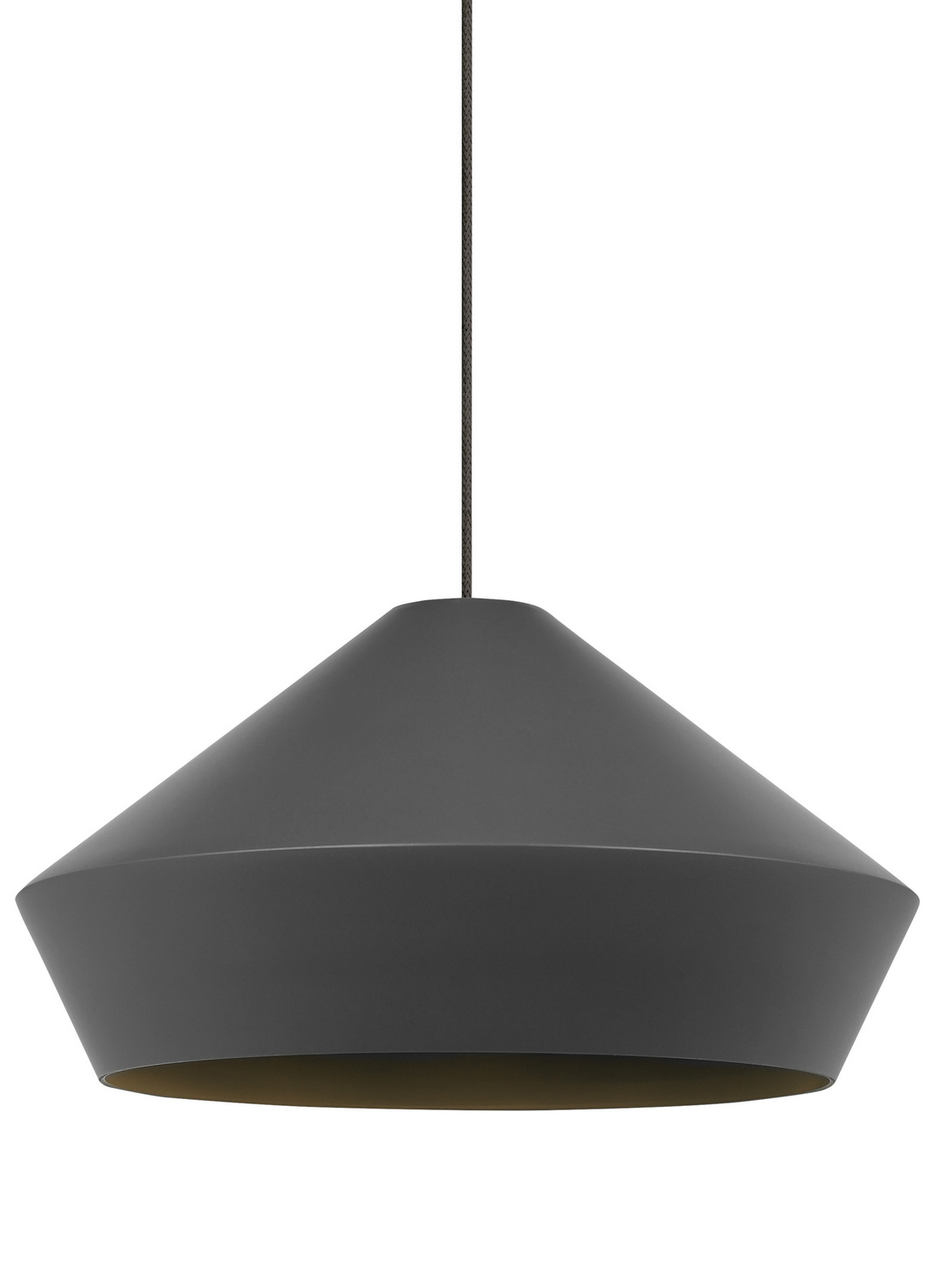 Antique Bronze One Light Pendant from the Brummel Collection