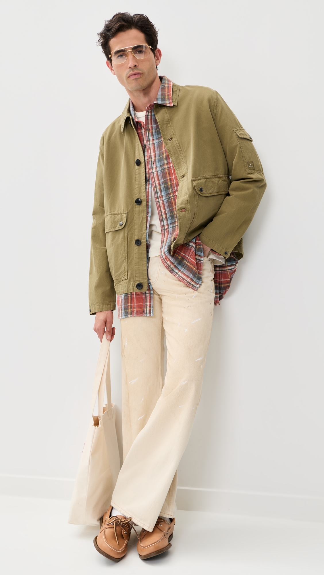 Shirt Jacket Olive Green