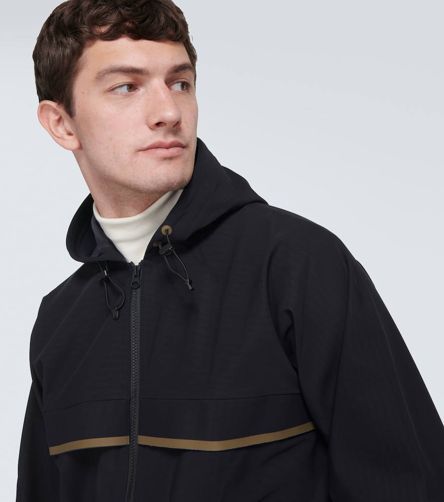 Hooded fleece jacket