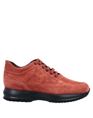 Interactive Man Sneakers Rust Size 6.5 Leather