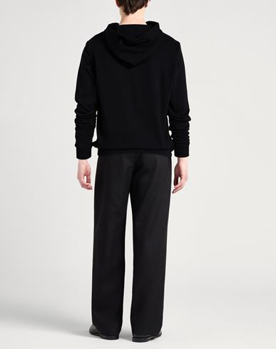 Man Sweatshirt Black Size M Cotton