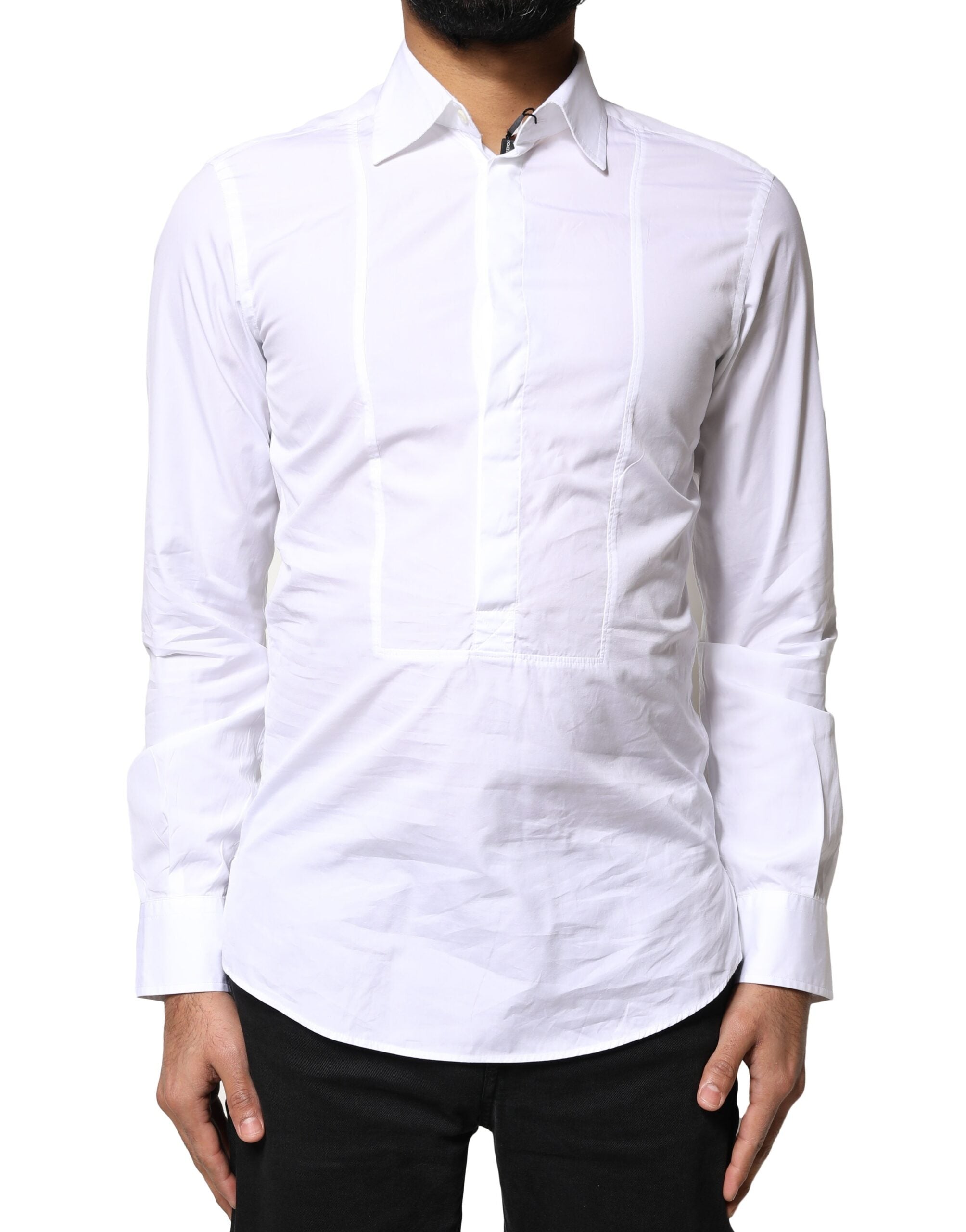 Cotton Formal Dress Shirt — White