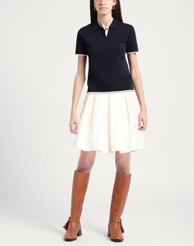 Woman Mini skirt White Size 6 Polyester, Polyamide