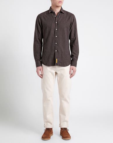 B. d.baggies Man Shirt Brown Size XL Cotton