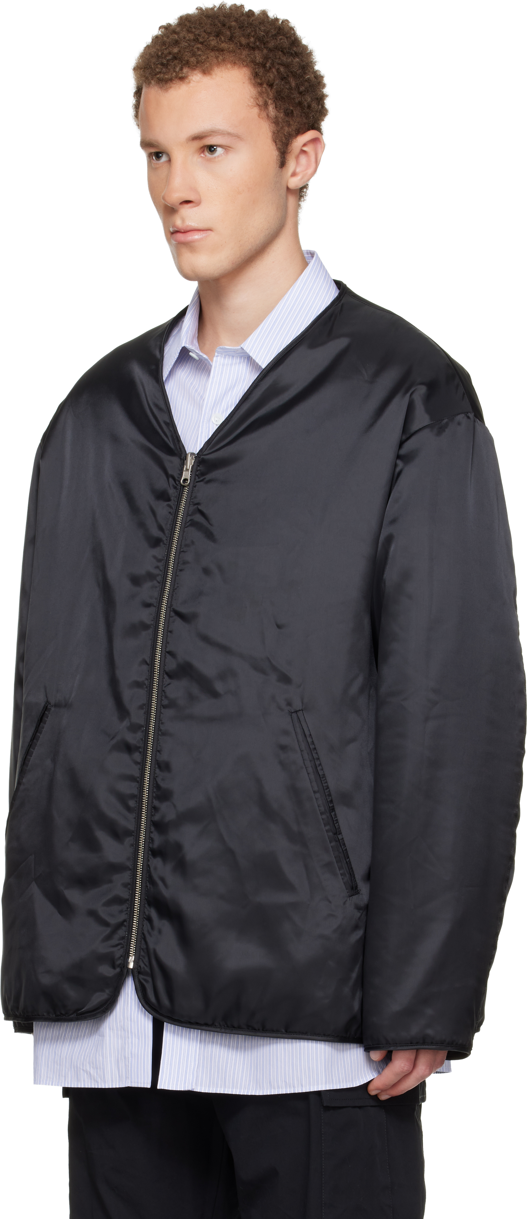 Black 'Sportsjacket' Reversible Jacket