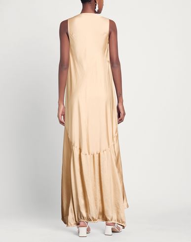 Woman Maxi dress Sand Size 4 Polyester