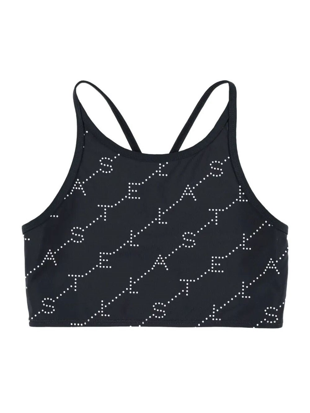 Sporty Top With Logo Print