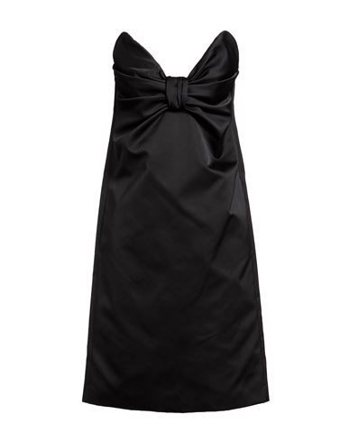Woman Midi dress Black Size 8 Polyester