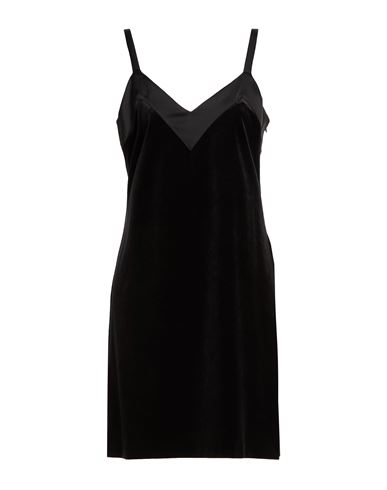 Woman Mini dress Black Size 10 Polyester, Elastane