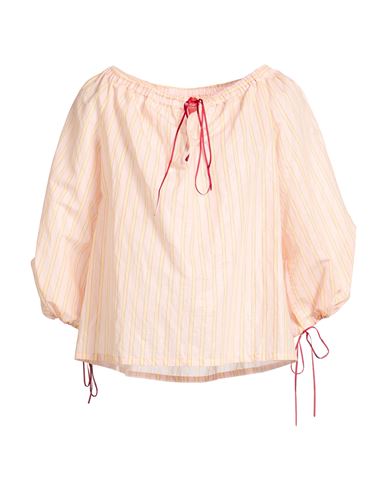 Woman Top Light pink Size M Cotton, Polyester