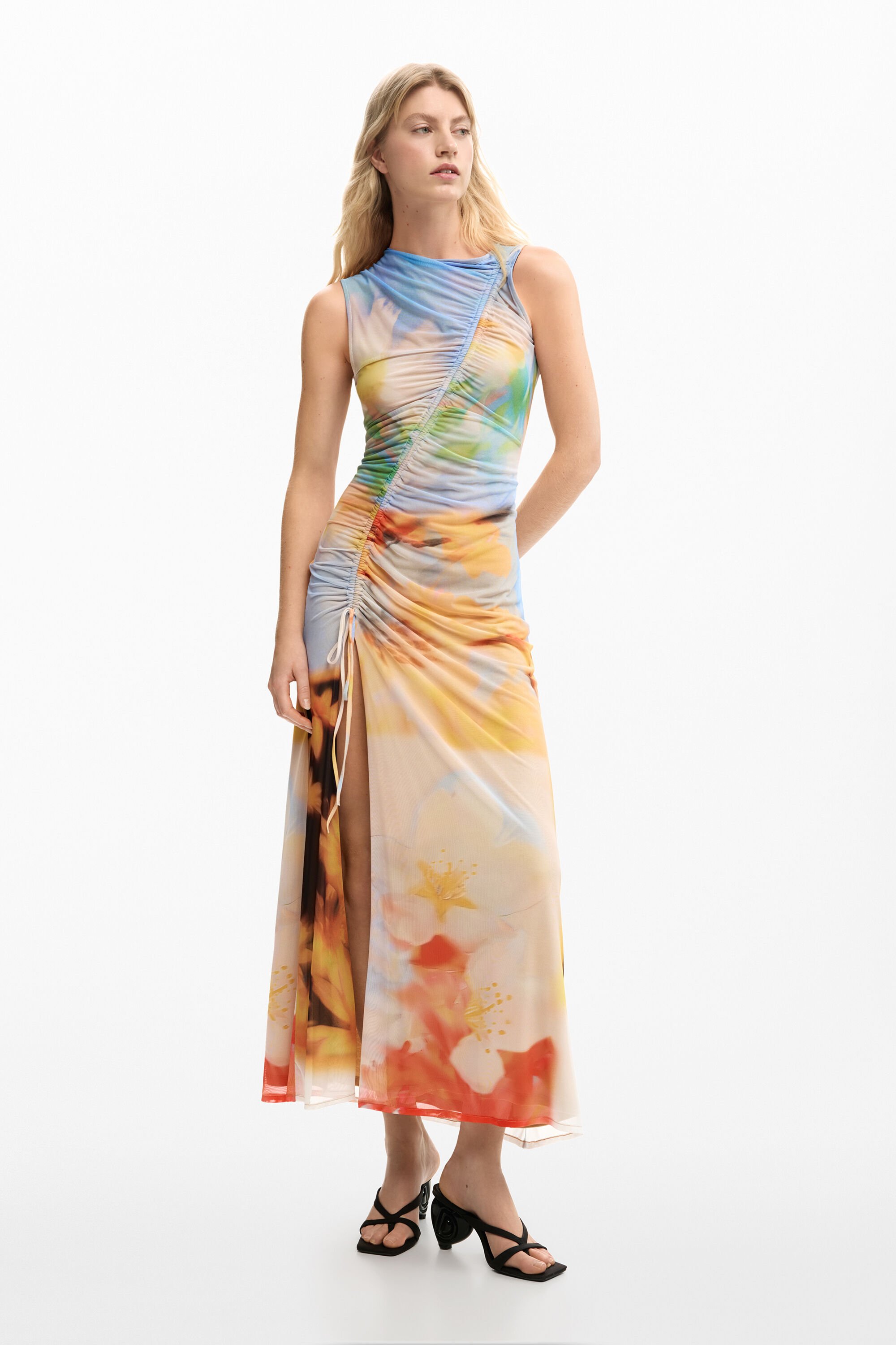 Draped long dre
