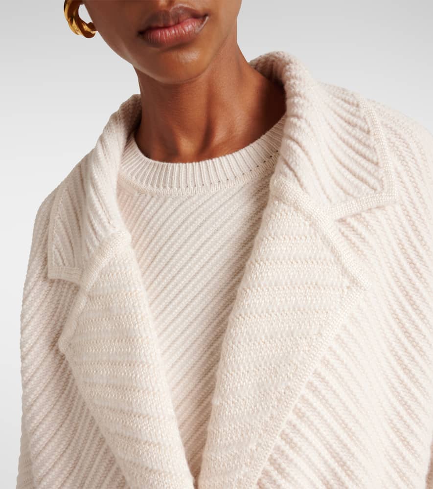 Joseph Ribbed-knit wool-blend coat
