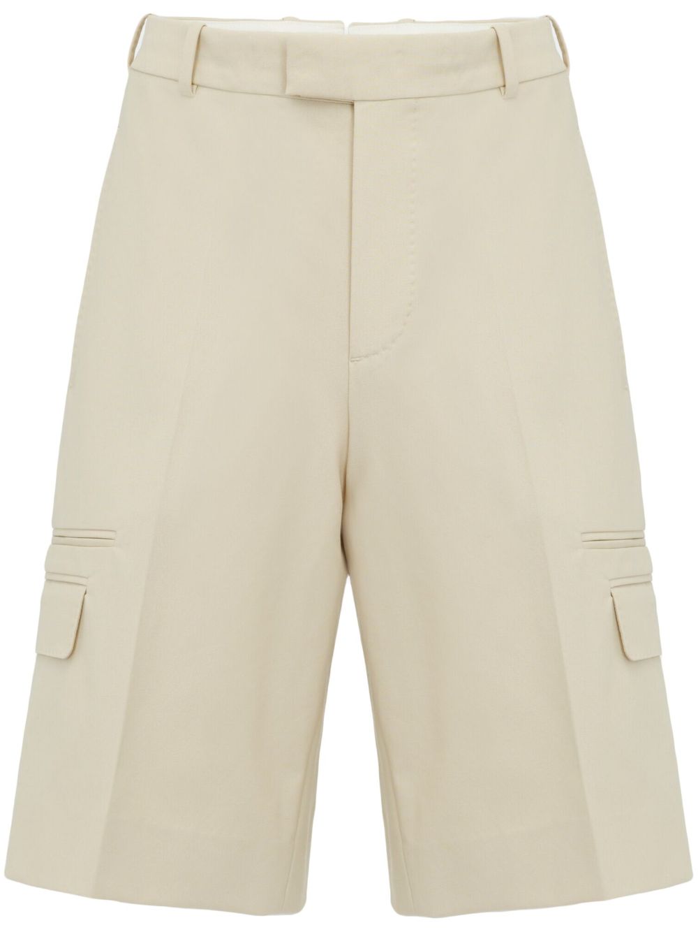 Tailored cotton shorts - Black