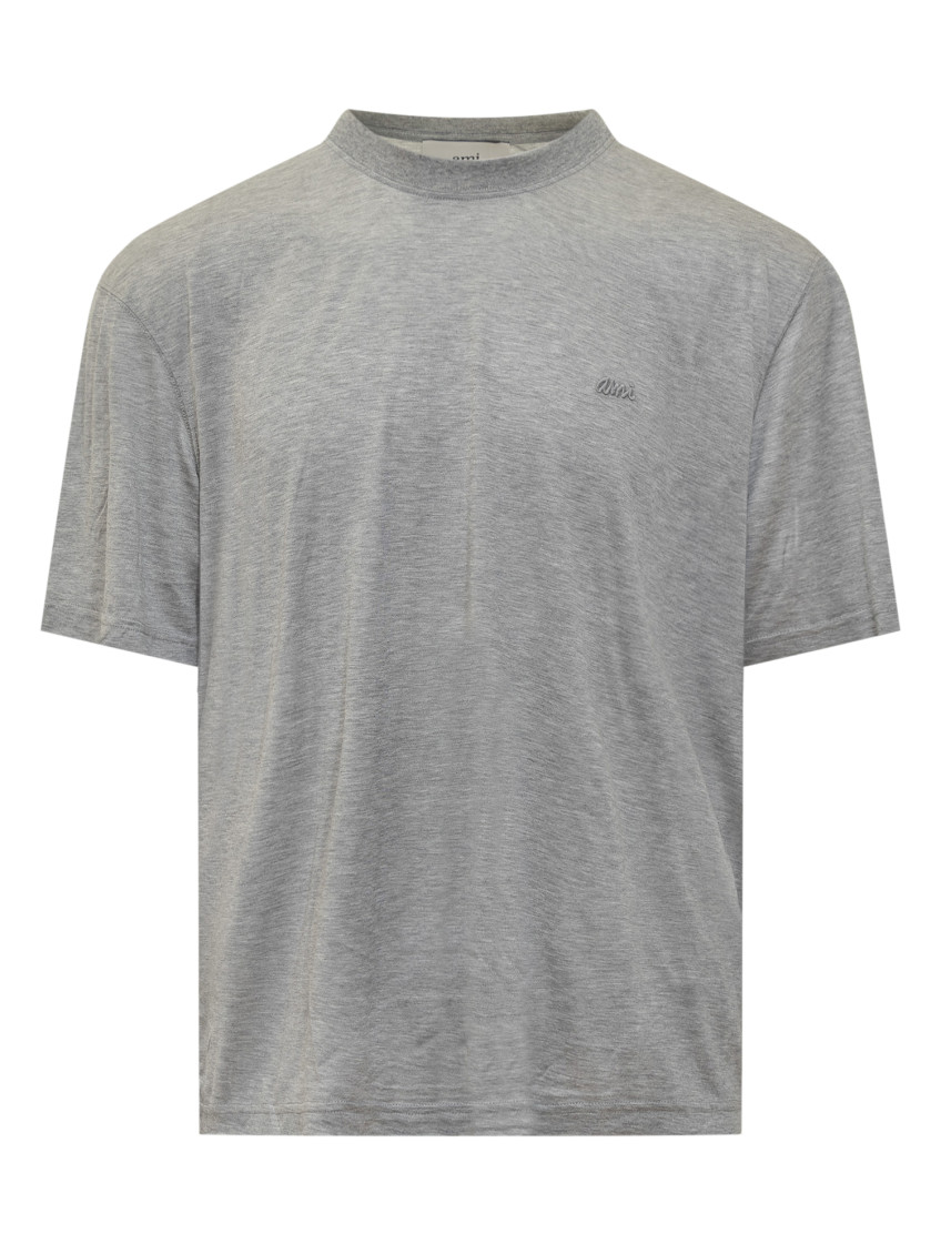 Grey Crew Neck T-Shirt