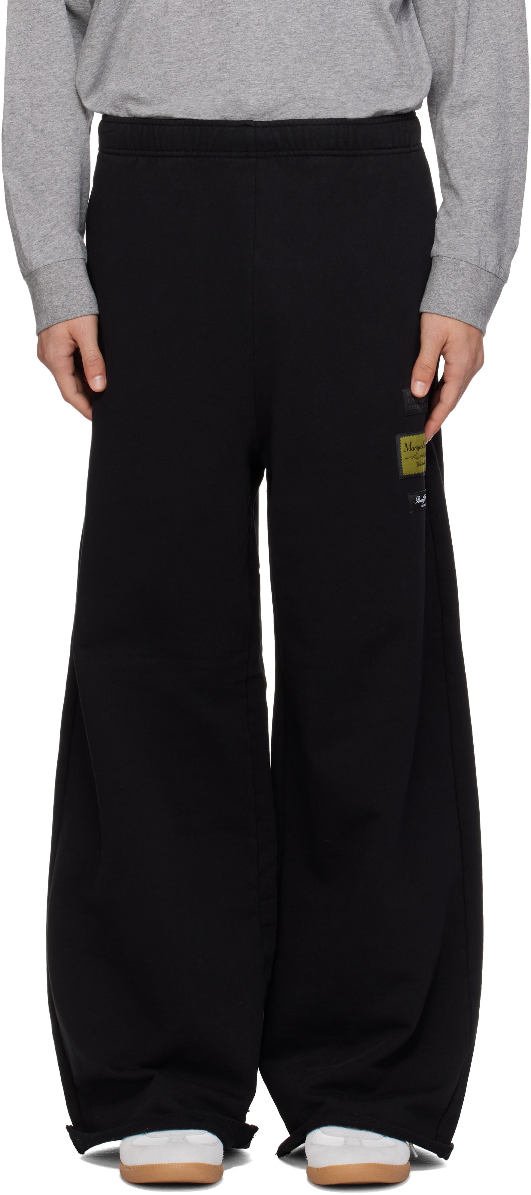 Black Label Patch Sweatpants