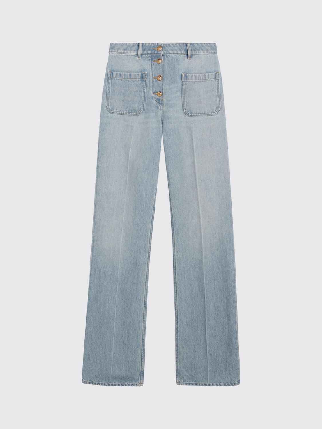 Shorts Woman color Denim