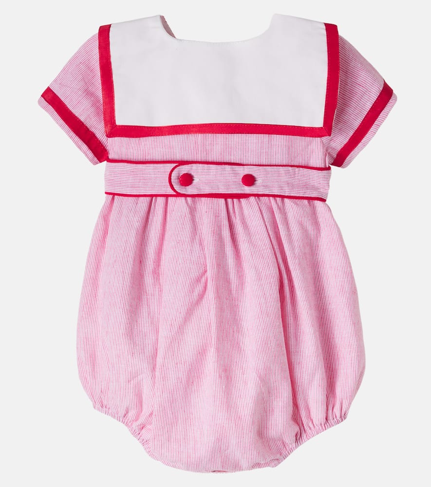 Baby Lawrence cotton and linen playsuit