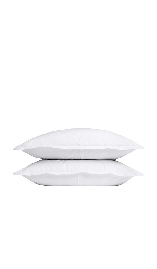 Parachute KISSENHÜLLEN-SET BRUSHED COTTON in White. Größe STANDARD. Also in