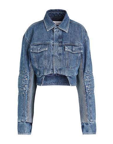 Off-white Woman Denim outerwear Blue