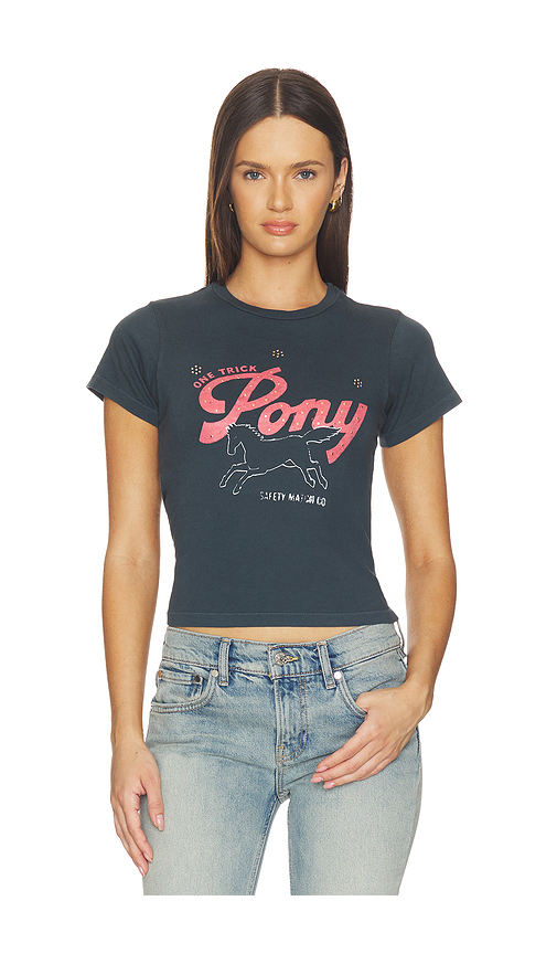 DAYDREAMER One Trick Pony Vintage Tee in Charcoal. XS. Also in S, M