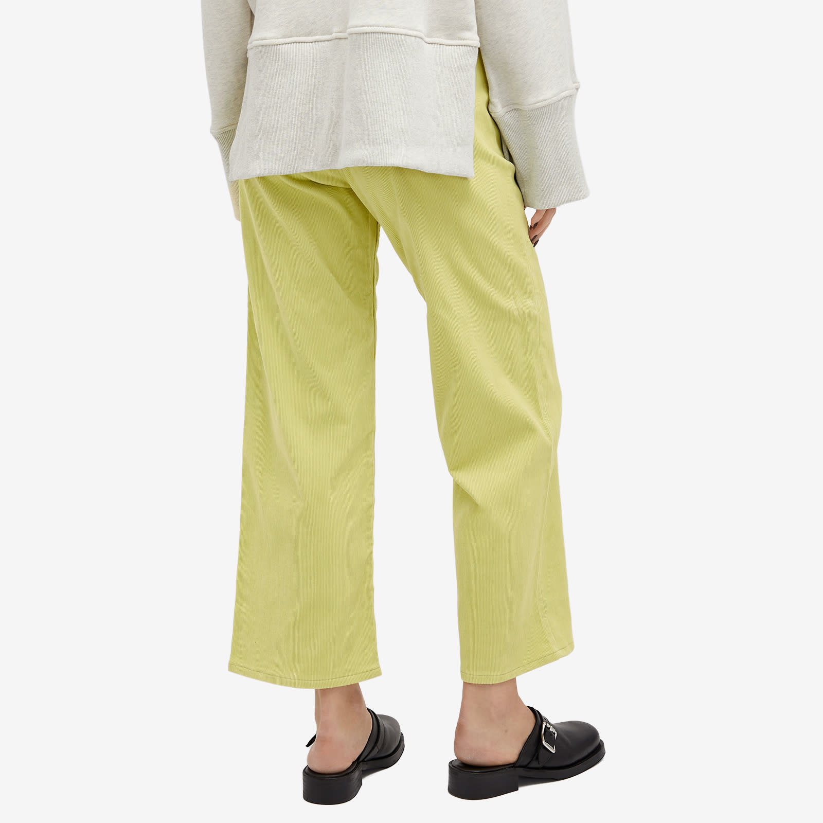 Women's Finx Corduroy Pants in Lime Green