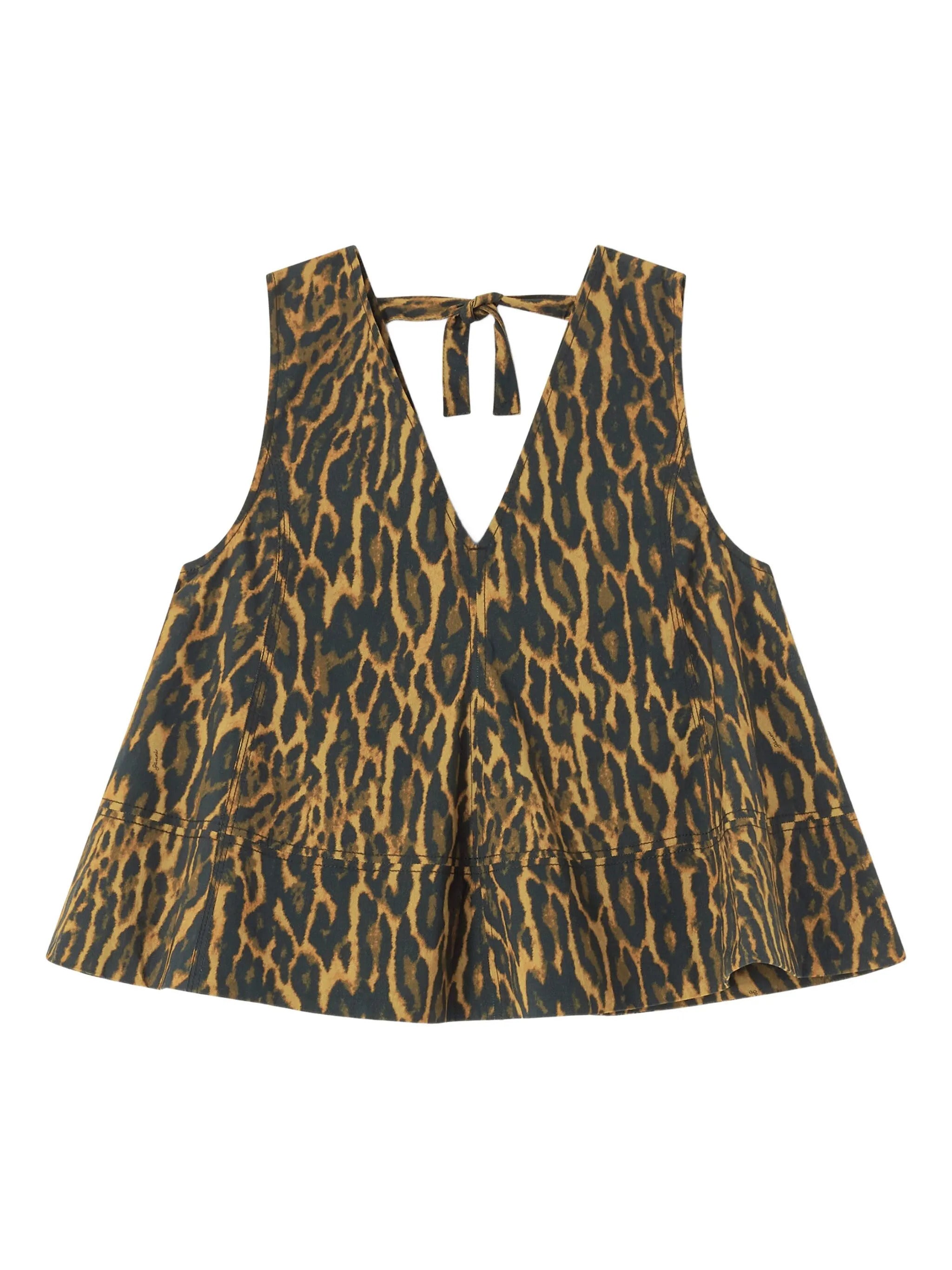 Back-Tie V-Neck Mini Dress