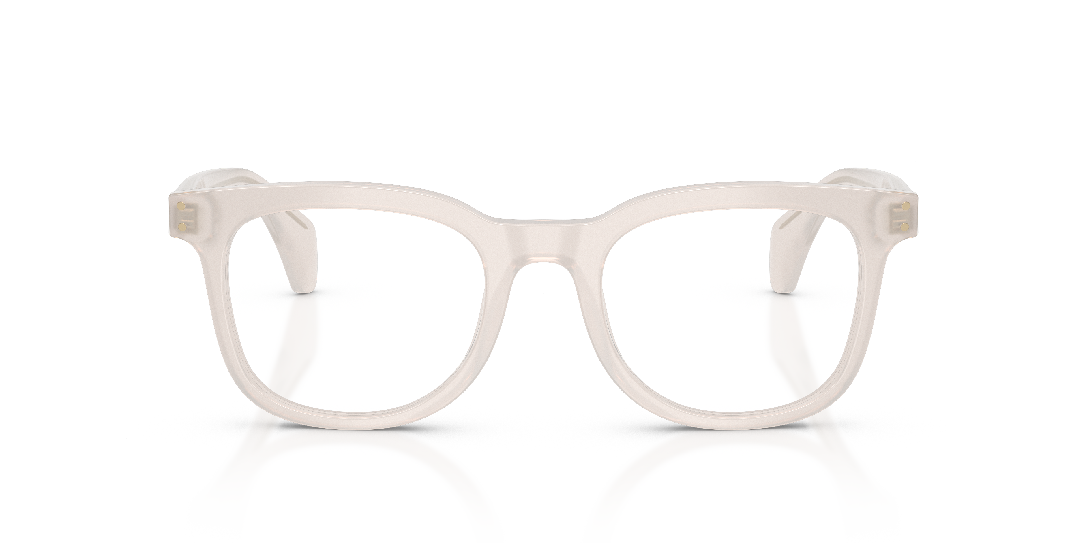 Moncler Unisex Moncler ME2023 3030 Monturas ópticas Acetato Blanco Transparente Pantos Norma