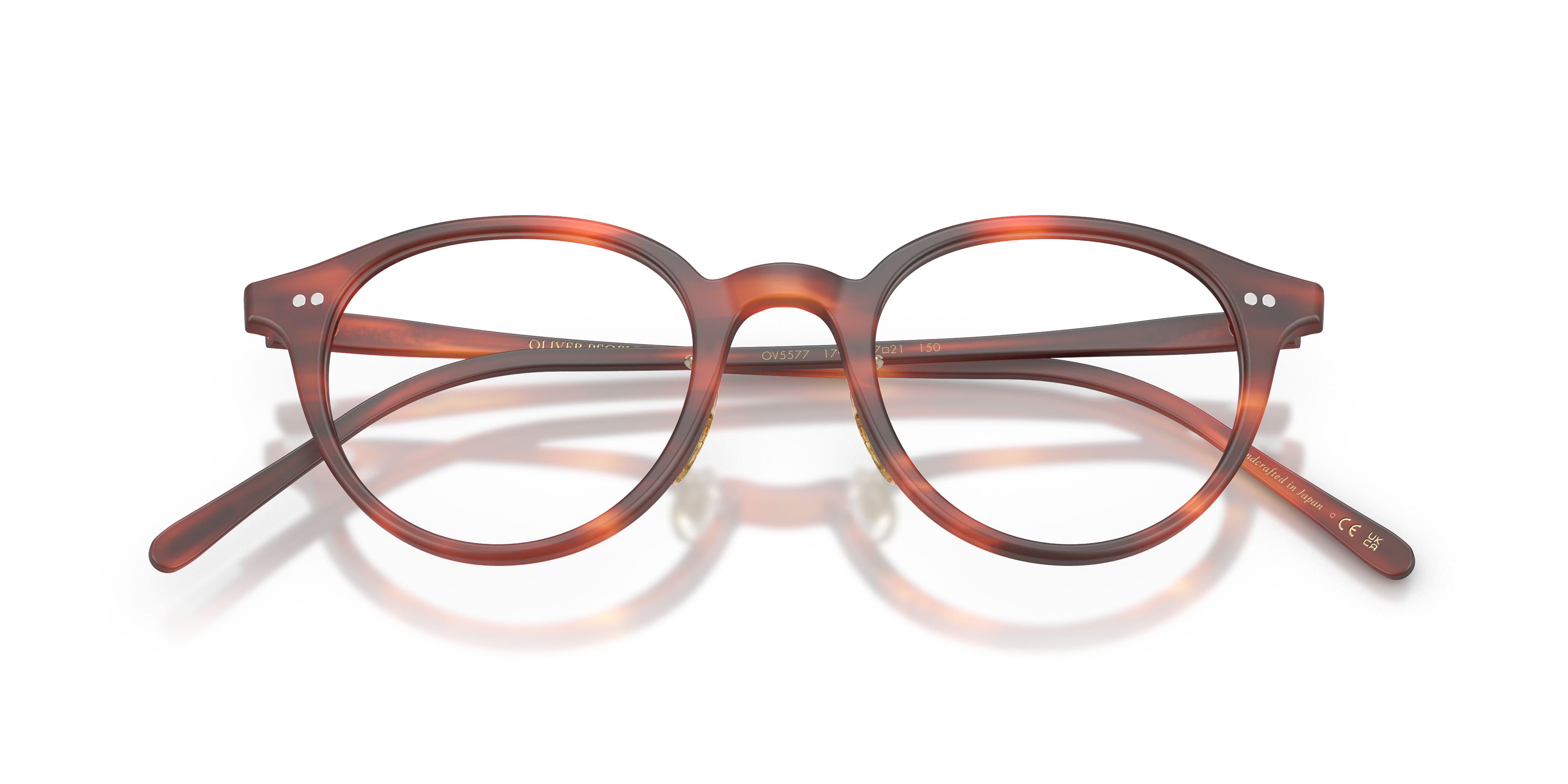 Oliver Peoples Unisex Oliver Peoples OV5577 SARELLE 1799 Optische Fassungen Acetat Braun Transparent Pantos Norma