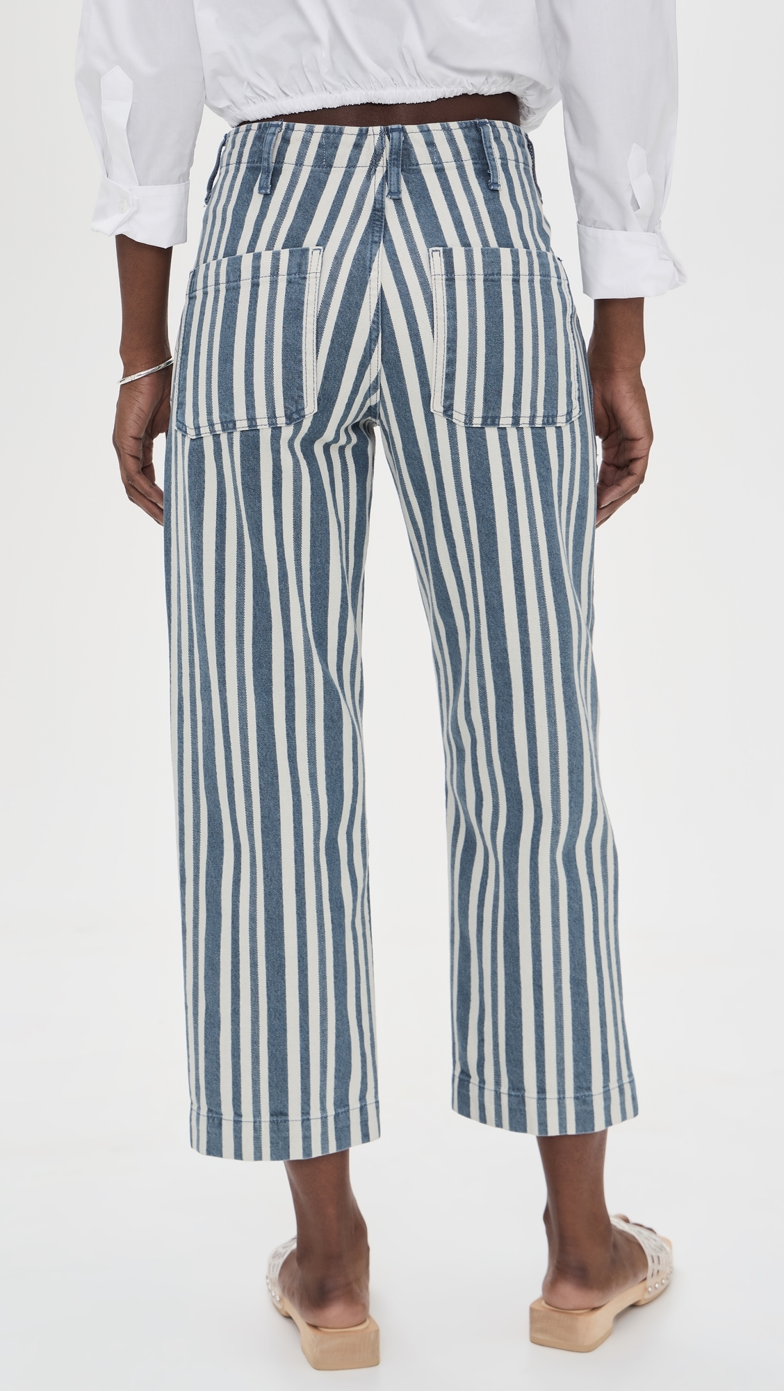 Alex Utility Pants Fisherman Blue Stripe