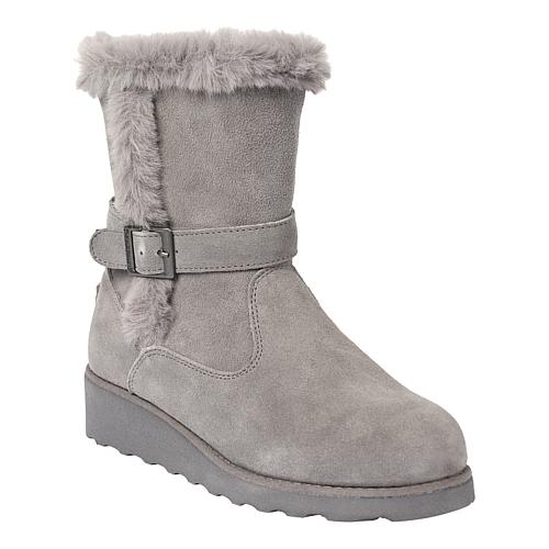 ® Simone Suede Wedge Boot with Rain & Stain Repellent