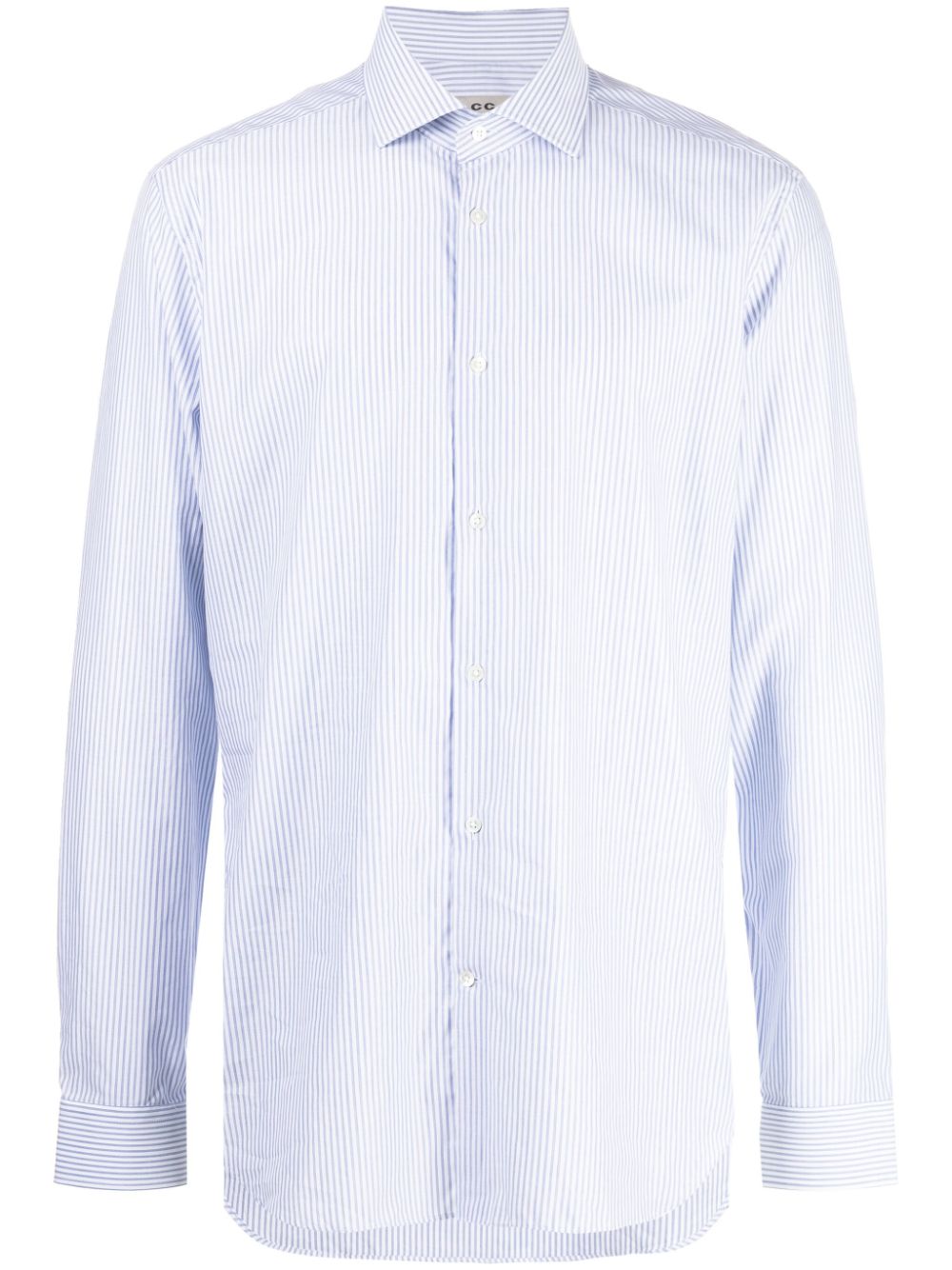 Striped cotton shirt - Blue