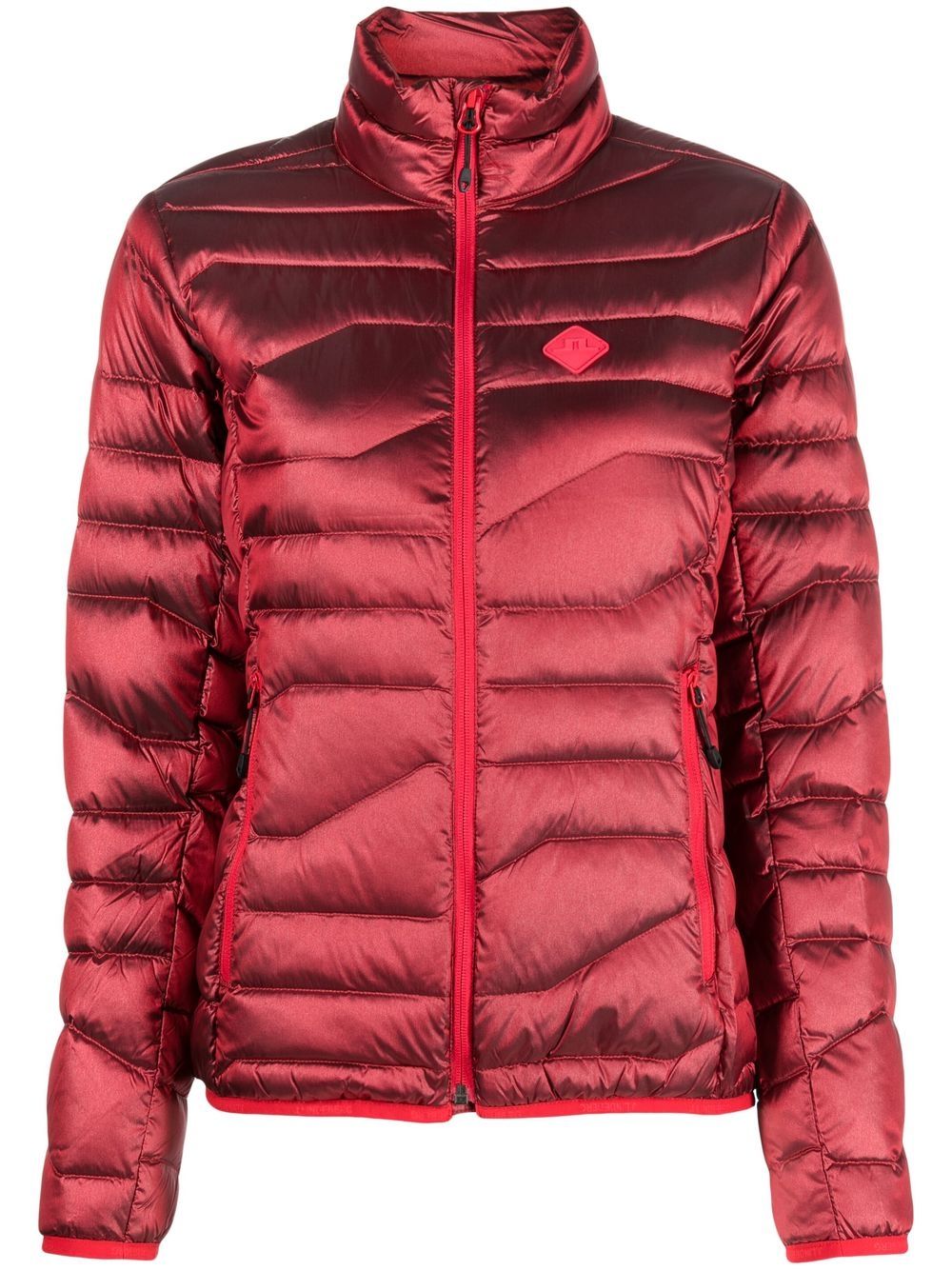 Cliff padded feather-down jacket - Red