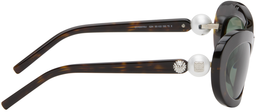 Givenchy Brown 4G Pearl Sunglasses