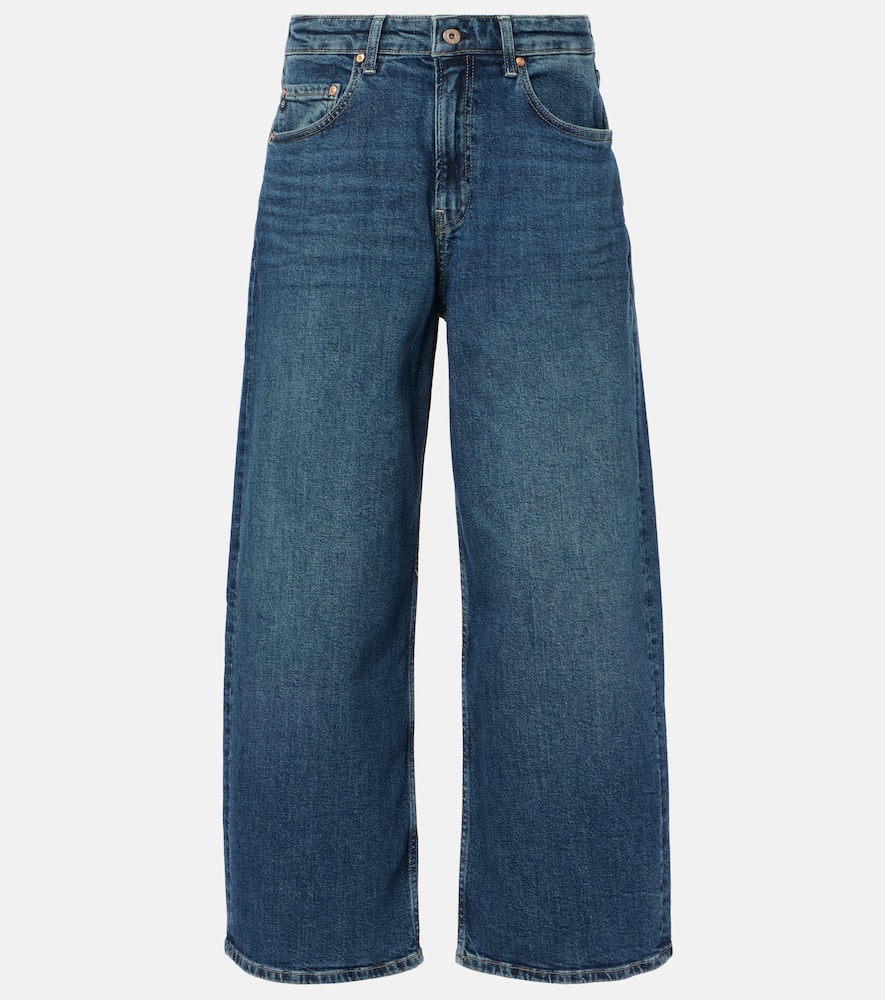 High-rise wide-leg jeans