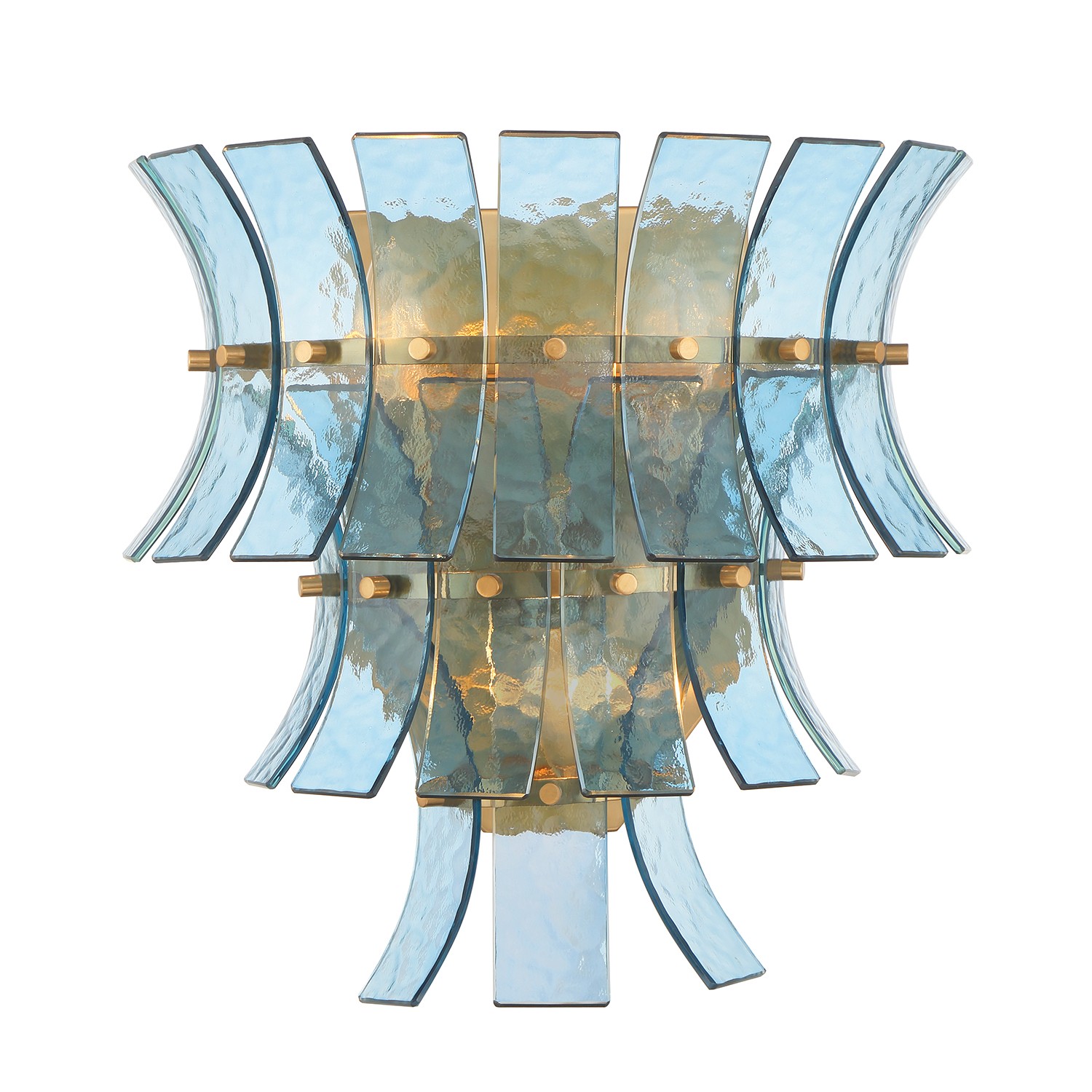 Aged Brass Wall Sconce from the Abigail Collection