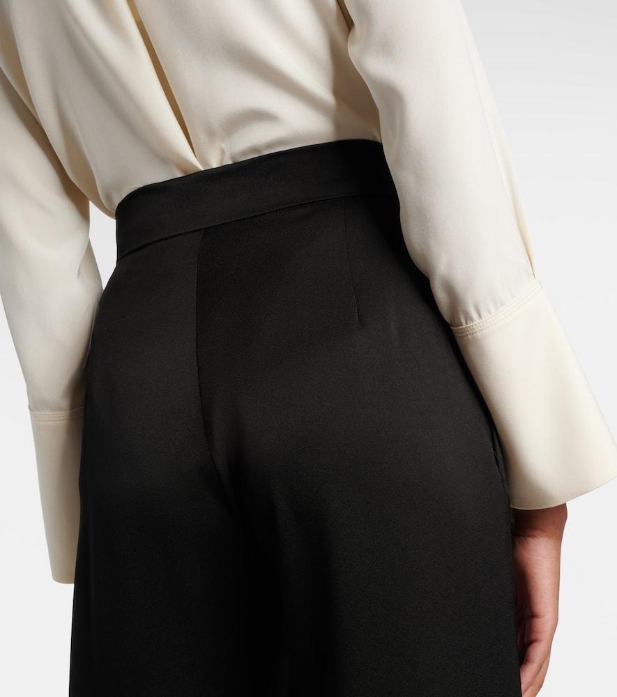 Divo satin wide-leg pants