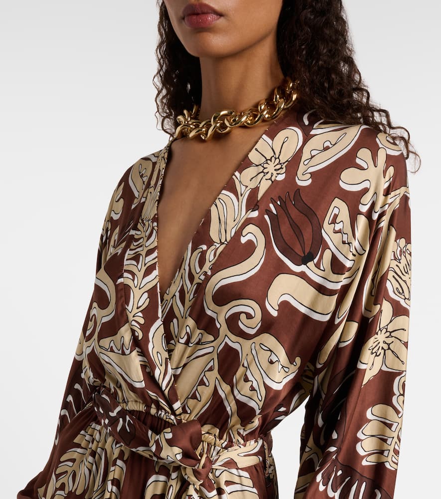 Kristen printed maxi dress