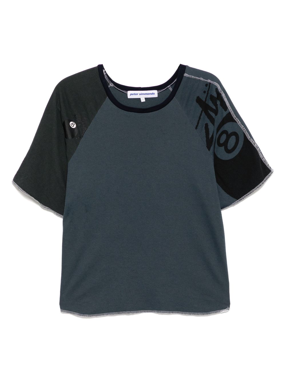 Graphic-print T-shirt - Blue