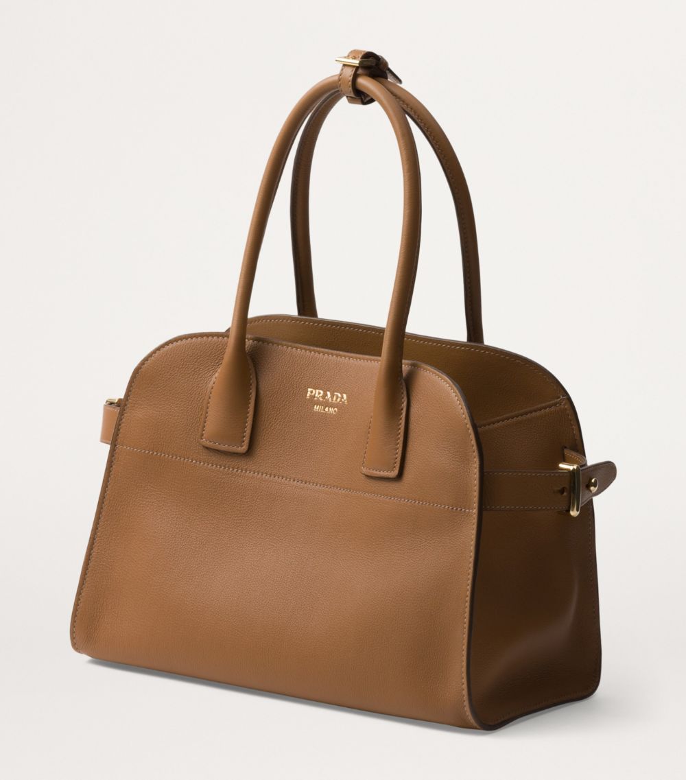 Medium Leather Top-Handle Bag
