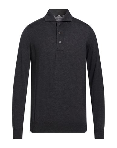Man Sweater Charcoal Size 38 Merino Wool