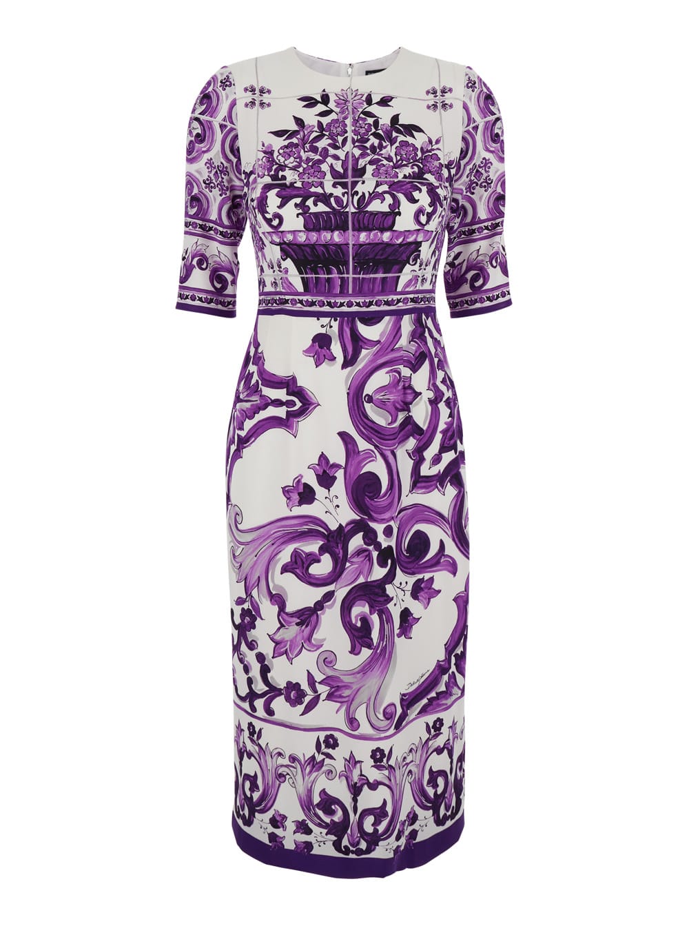 Maiolica Print Dress