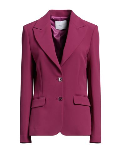 Woman Blazer Mauve Size 2 Polyester, Elastane