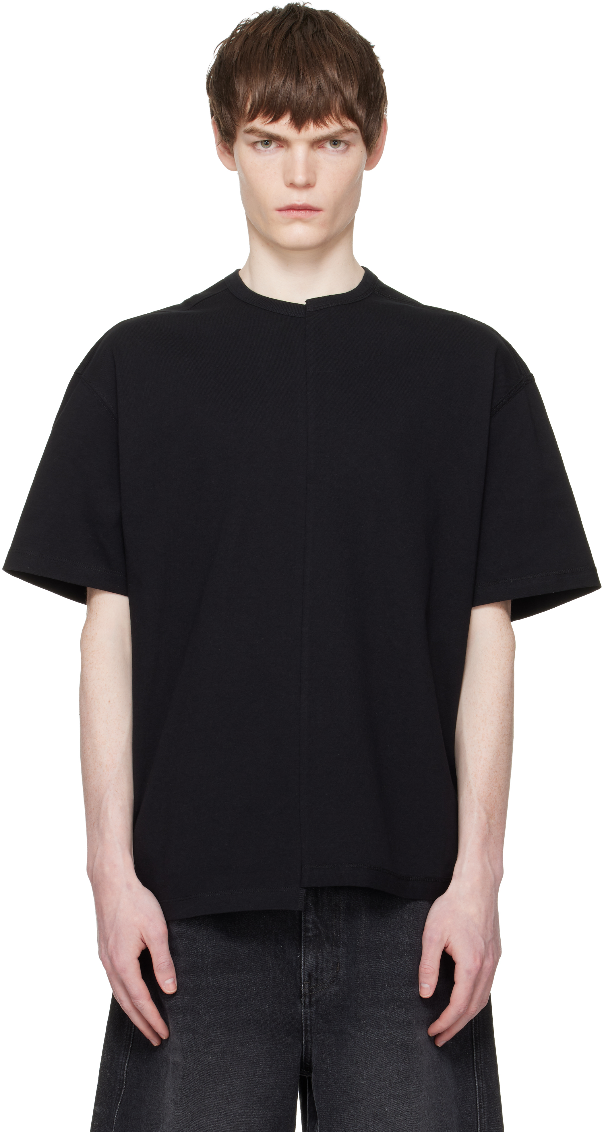Black Split T-shirt
